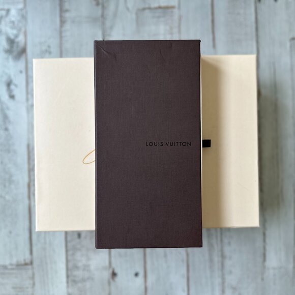 LOUIS VUITTON RED DAMIER LONG ZIPPER WALLET W BOX AND DUST BAG ETC - Picture 5 of 5